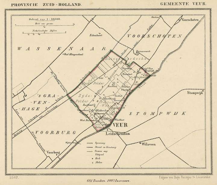 Situatieschets Veur, Leidsendam, Voorschoten