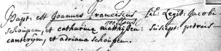 Joannes Franciscus 10.02.1761 Loenhout