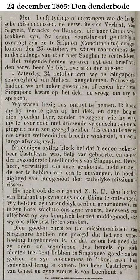 Den Denderbode, 24/12/1865