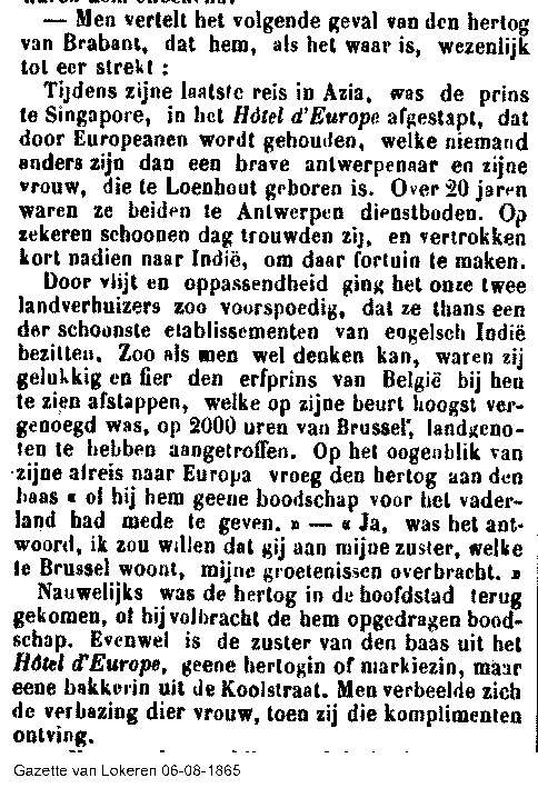 Gazette van Lokeren, 6/8/1865