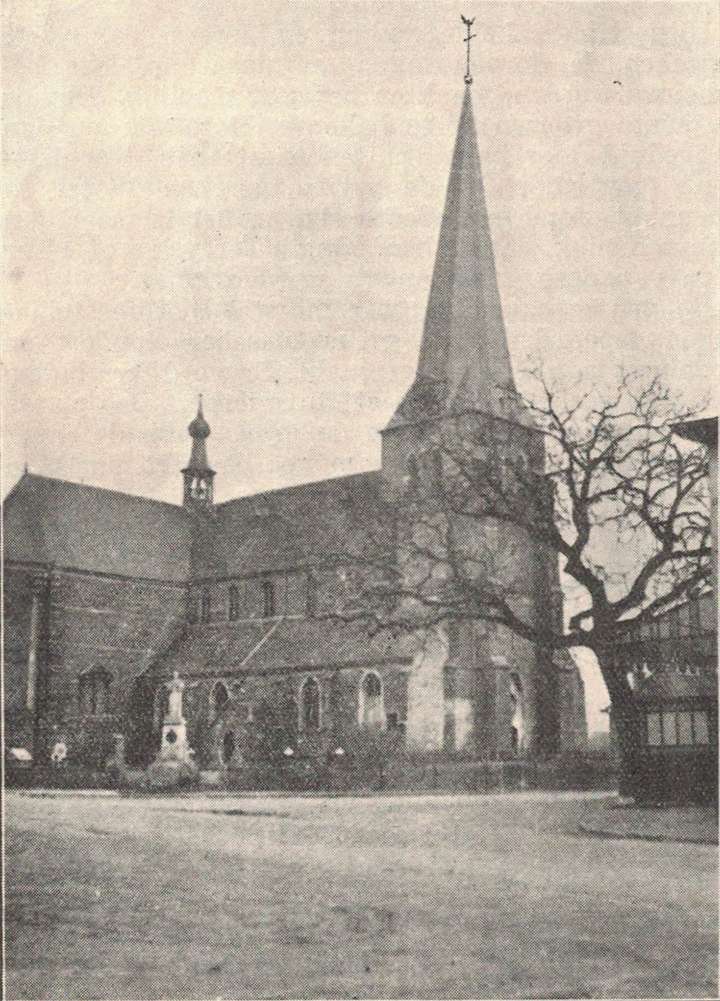 De kerk rond 1930